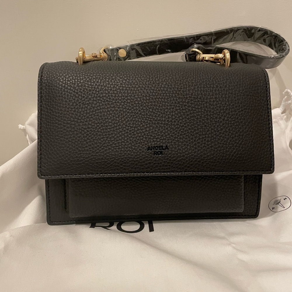 Angela Roi Eloise Satchel in Black.